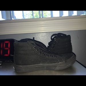 TRADED black hightop vans
